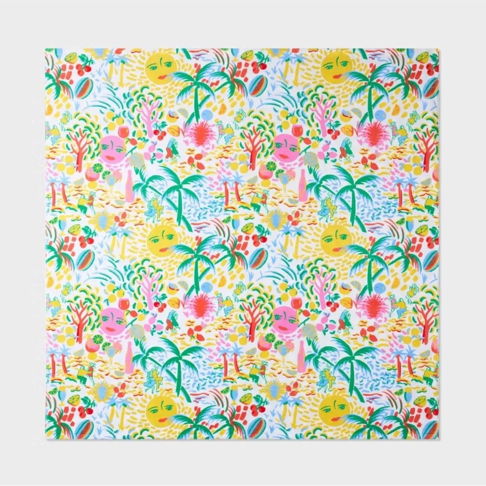NWT 2 Person Reversible Beach Towel 72x72